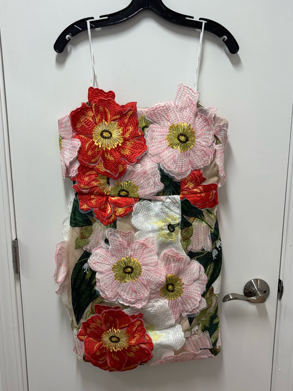 Elliatt “Solara” Mini Dress In Multicolor Floral Embroidery